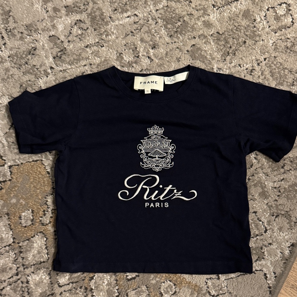 Frame Denim Kids Dark Blue Ritz Paris Tee